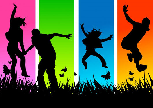 Funky Young People Wall Decal