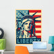 Statue of Liberty. New York landmark. Wall Mural