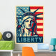 Statue of Liberty. New York landmark. Wall Mural