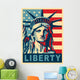 Statue of Liberty. New York landmark. Wall Mural