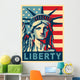 Statue of Liberty. New York landmark. Wall Mural