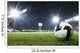 Soccer Ball in Stadium at Night Wall Mural