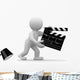 Clapper Wall Decal