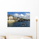 Quai Seine Et Bateau Wall Decal