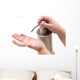 Kid Hands Pouring Sanitizer