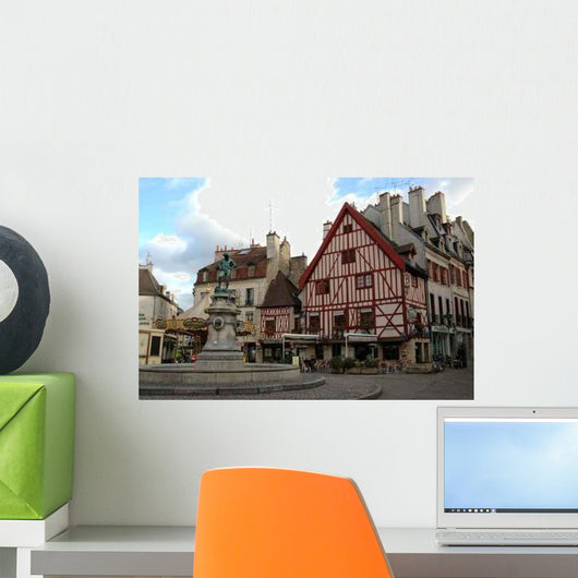 Place Francois Rude Dijon Wall Decal