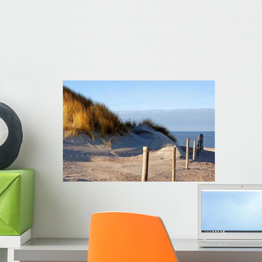 D Ne Hinter Stacheldrahtzaun Wall Decal