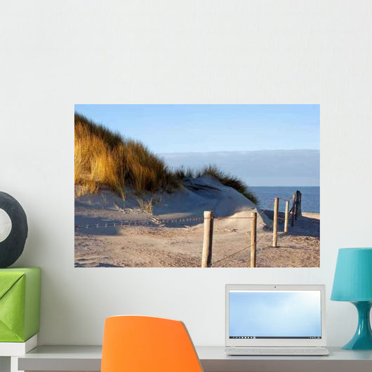 D Ne Hinter Stacheldrahtzaun Wall Decal