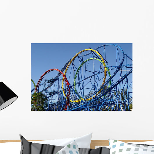 Roller Coaster Wall Mural