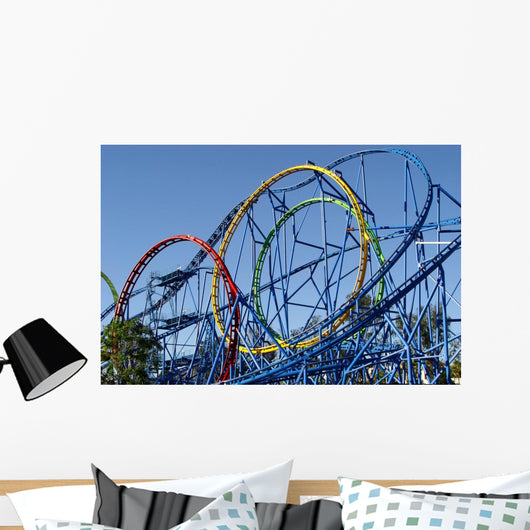 Roller Coaster Wall Mural