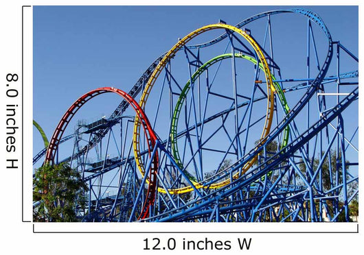 Roller Coaster Wall Mural