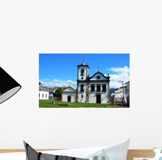 Eglise coloniale de Paraty Wall Mural
