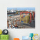 Cargo at the Shipping Port Wall Mural