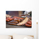 Sausages, sausages and ribs Wall Mural