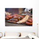 Sausages, sausages and ribs Wall Mural