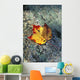 Usa, New Hampshire, Maple Leaf On Granite Wall Mural