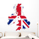Map Uk Wall Mural