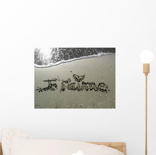 Je Taime Love Wall Mural