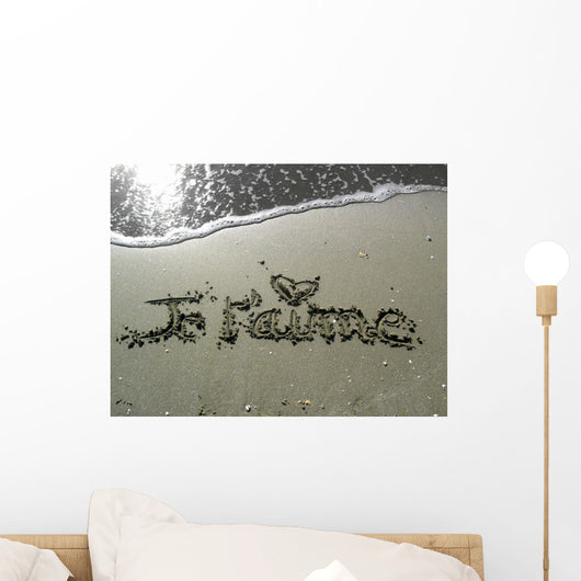 Je Taime Love Wall Mural