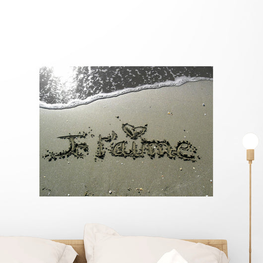 Je Taime Love Wall Mural