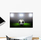 Soccer Ball on the Field of Stadium Wall Mural