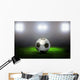 Soccer Ball on the Field of Stadium Wall Mural