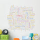 Stress Word Collage White