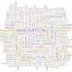 Innovation Word Collage White