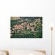 Aerial Village Grimaud Var Wall Decal