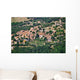 Aerial Village Grimaud Var Wall Decal