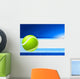 Tennis Ball on Abstract Internet Background Wall Mural