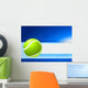 Tennis Ball on Abstract Internet Background Wall Mural