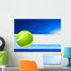 Tennis Ball on Abstract Internet Background Wall Mural