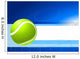 Tennis Ball on Abstract Internet Background Wall Mural