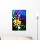 Comedy and Tragedy Masks on Abstract Modern Light Background Wall Mural