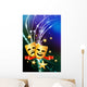 Comedy and Tragedy Masks on Abstract Modern Light Background Wall Mural