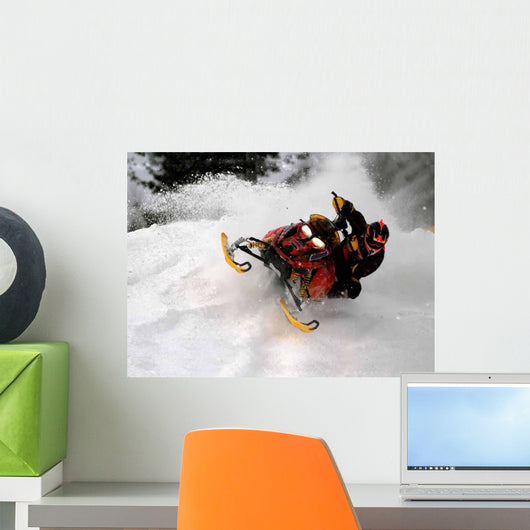 Leaning over Wall Decal