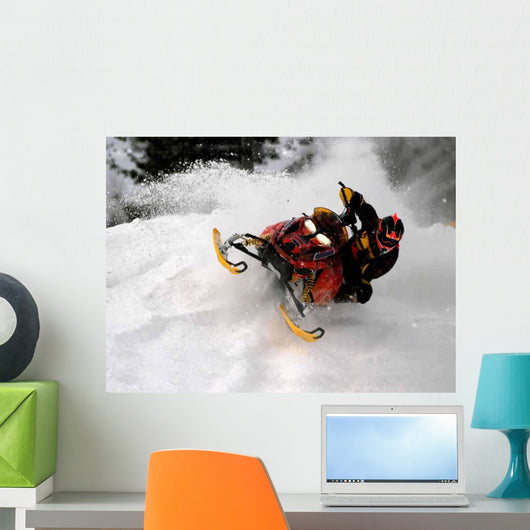 Leaning over Wall Decal