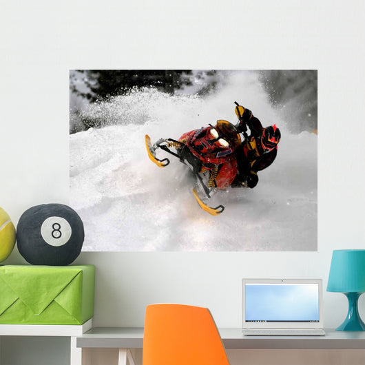 Leaning over Wall Decal