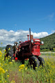 Red Farm Tractor Wall Mural