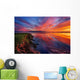 Mongolia Sunset Lake Wall Decal