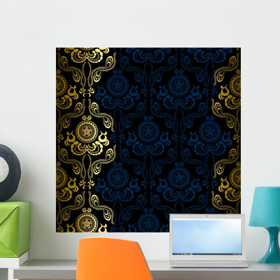 Seamless Pattern shown on a wall
