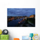Sage and Millennium Bridge at night Wall Mural