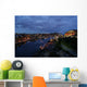Sage and Millennium Bridge at night Wall Mural