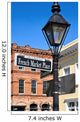 Old lantern at the French Market in New Orleans Wall Mural