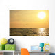 Sunrise and Flock Birds Wall Mural