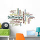 Software Word Cloud Wall Decal