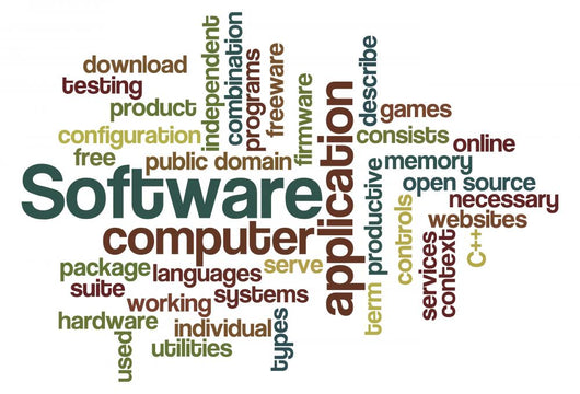 Software Word Cloud Wall Decal