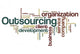 Outsourcing - Word Cloud Wall Decal