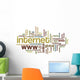 Internet - Word Cloud Wall Decal